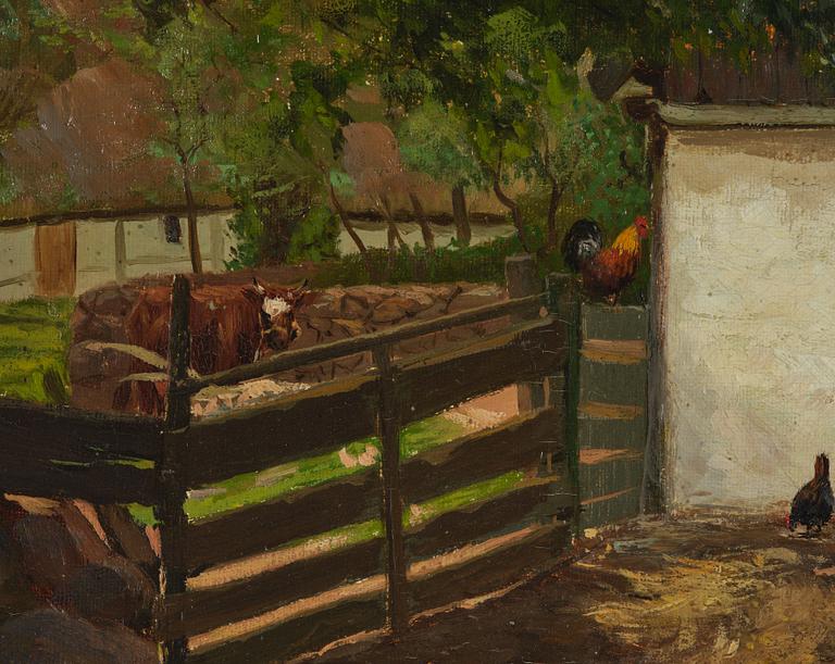 Jakob Kulle, På gården.