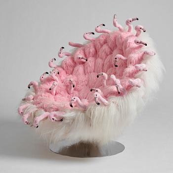 Alexis Verstraeten & Pauline Montironi, "Miss Flamingo" fåtölj, AP Collection, ed. AP1, Belgien 2017.