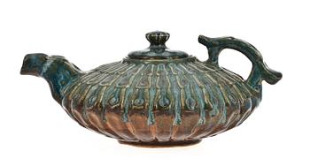 TEKANNA, porslin, trol Kina 1800/1900-tal.