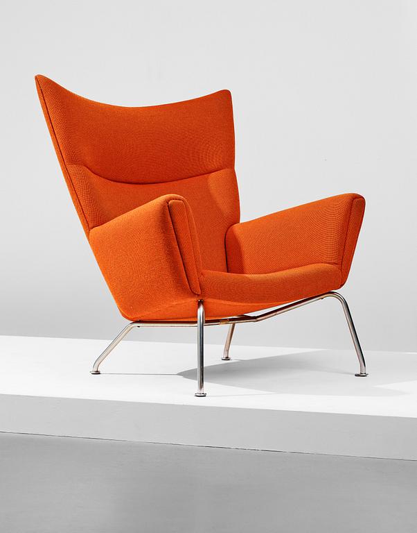 HANS J WEGNER, a "Wing Chair" for AP-stolen, Denmark, 1960's.