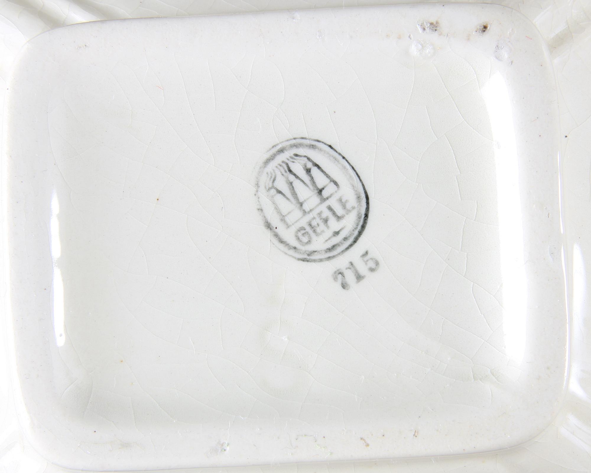 SPECERI- och KRYDDBURKAR, 6+5 st, flintgods, Gefle.