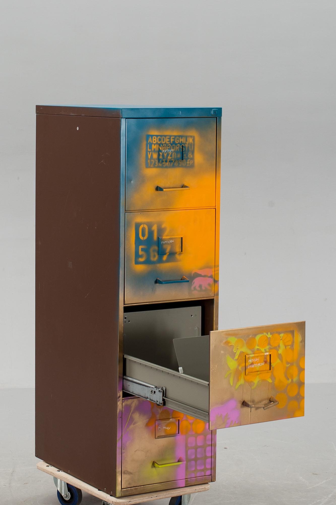 ARKIVSKÅP, 1900-talets andra hälft.