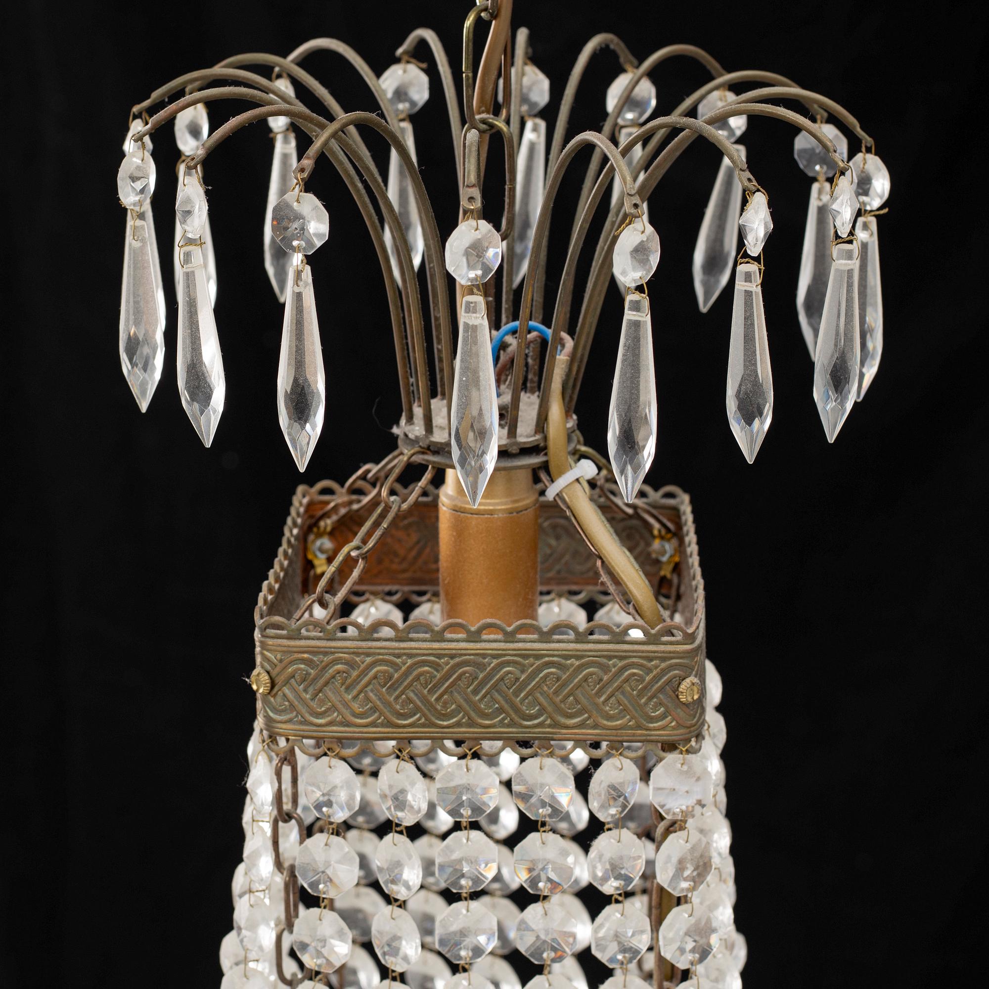 Chandelier, circa 1900.