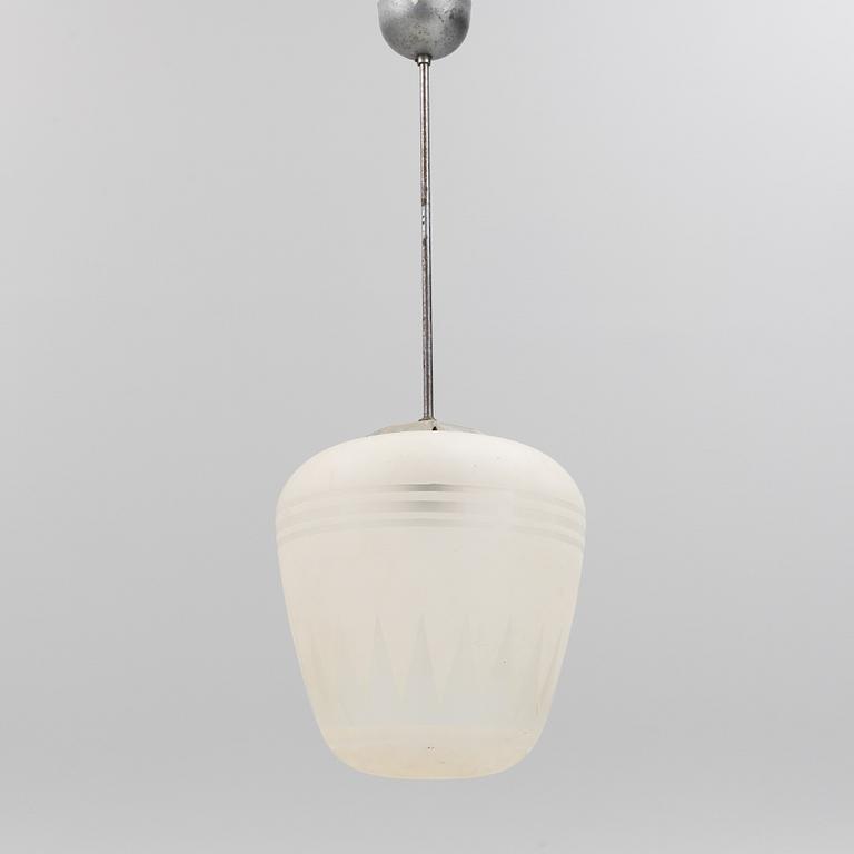 A Swedish Modern ceiling light, 1940's.