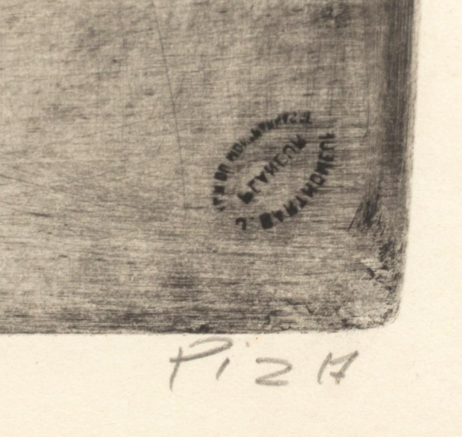 ARTHUR LUIZ PIZA, etsning, numrerad 114/125, signerad.