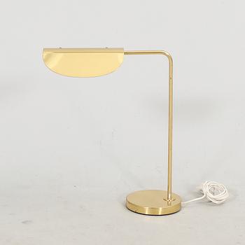 A Bergboms brass table lamp later part of the 20th century.