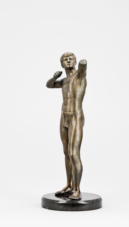 OKÄND KONSTNÄR, skulptur, brons, 1900-tal.