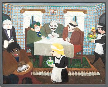 Allan Karlsson, oil on canvas signed and dated 1975.