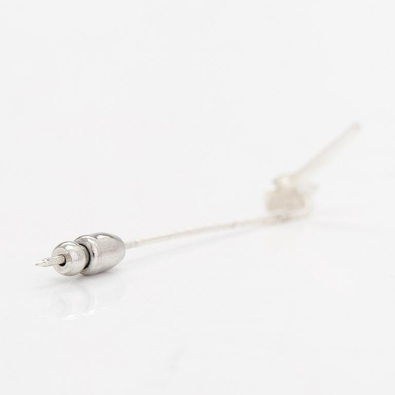 Lapponia, A sterling silver ring, a pair of earrings and a tie pin.