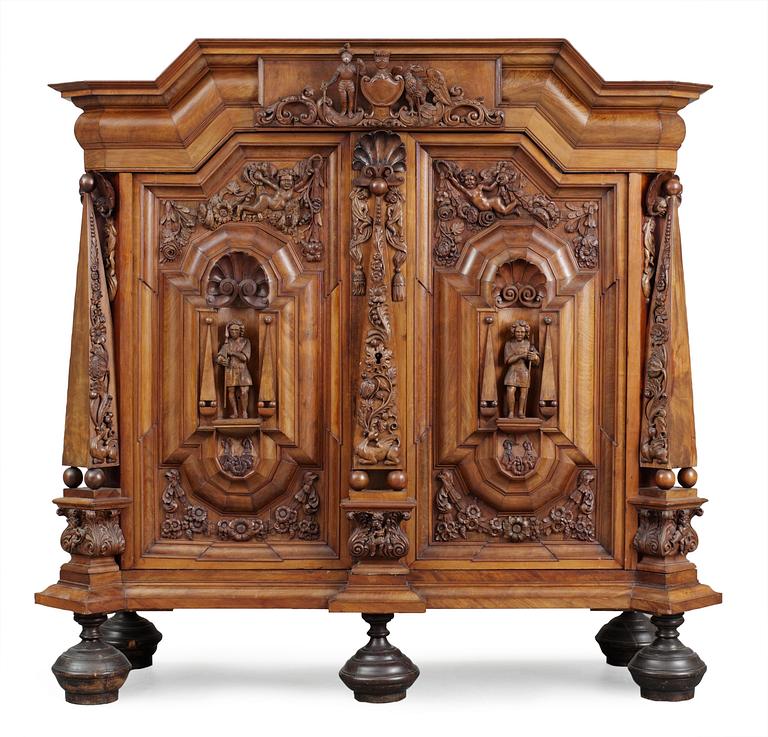 A Baroque-style cupboard.