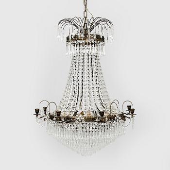 Kattokruunu, empire-tyyli, 1900-luvun puoliväli.