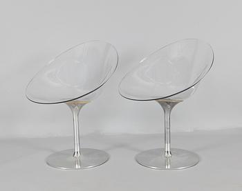 STOLAR, 1 par, "Eros", Philippe Starck, Kartell, Italien, 1900-/2000-tal.
