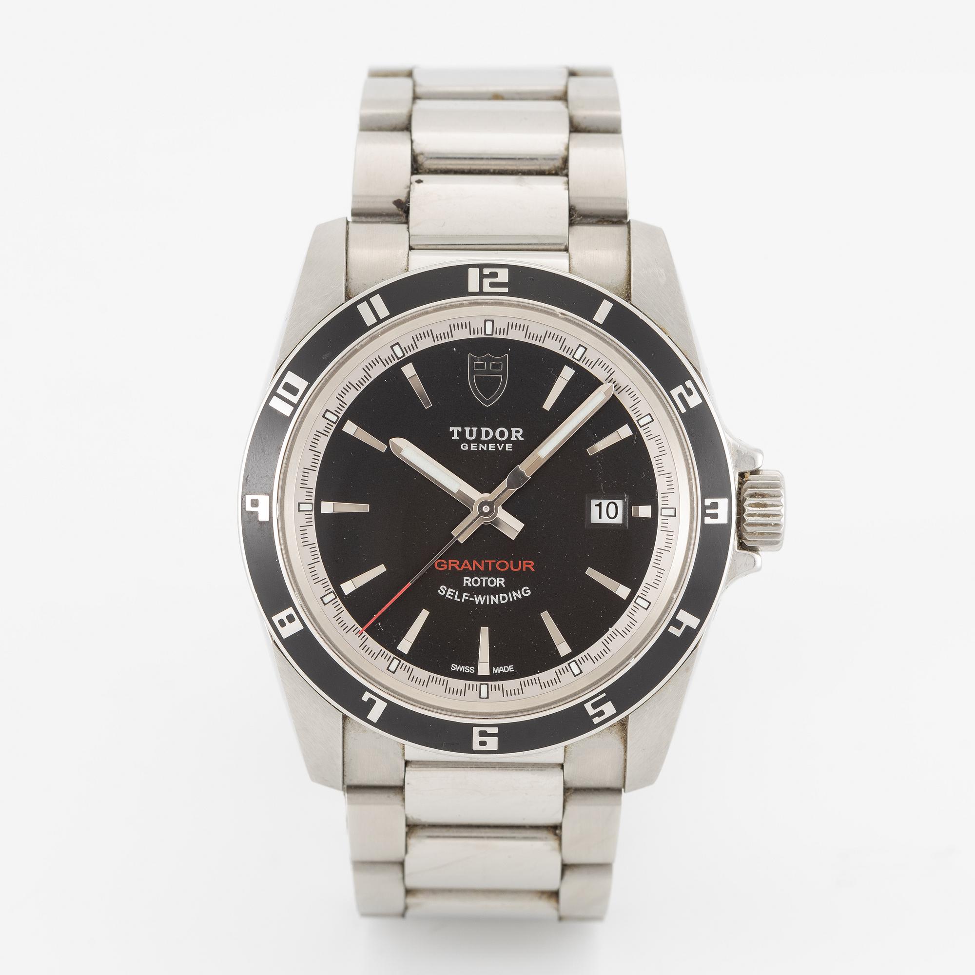 Tudor, Grantour, wristwatch, 42 mm.