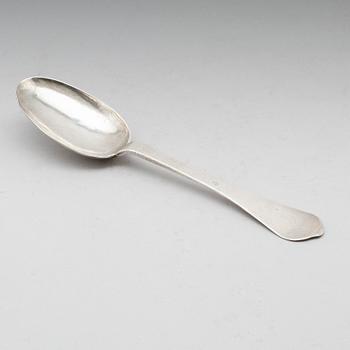 RÅTTSVANSSKED, silver, möjligen Joducus Henricus Mundt, 1645-1702, Köpenhamn. Guardein Conrad Ludolf.  Vikt ca 54 gram.