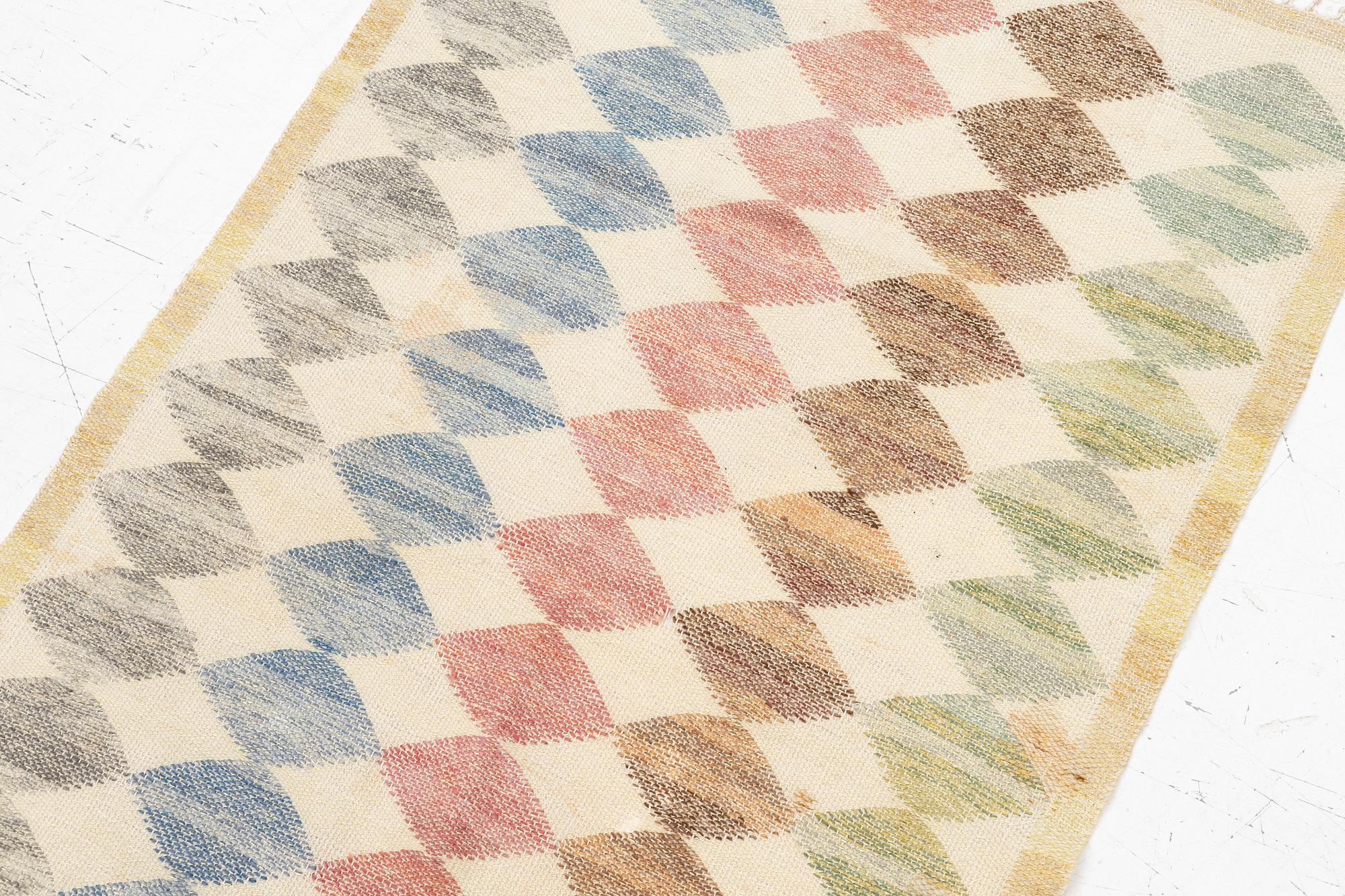 A flat weave panel, c. 100 x 65 cm, Sweden, the 1950s.