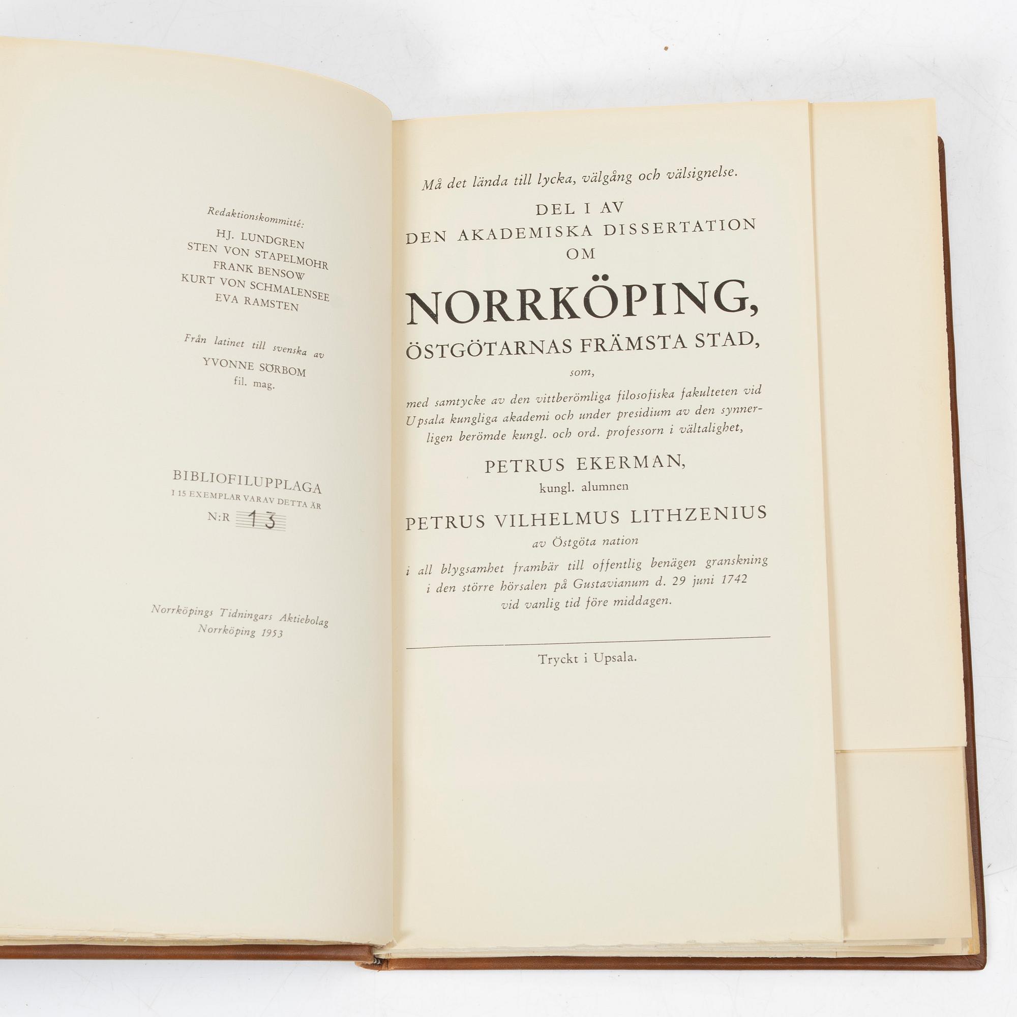 Böcker om Norrköping.