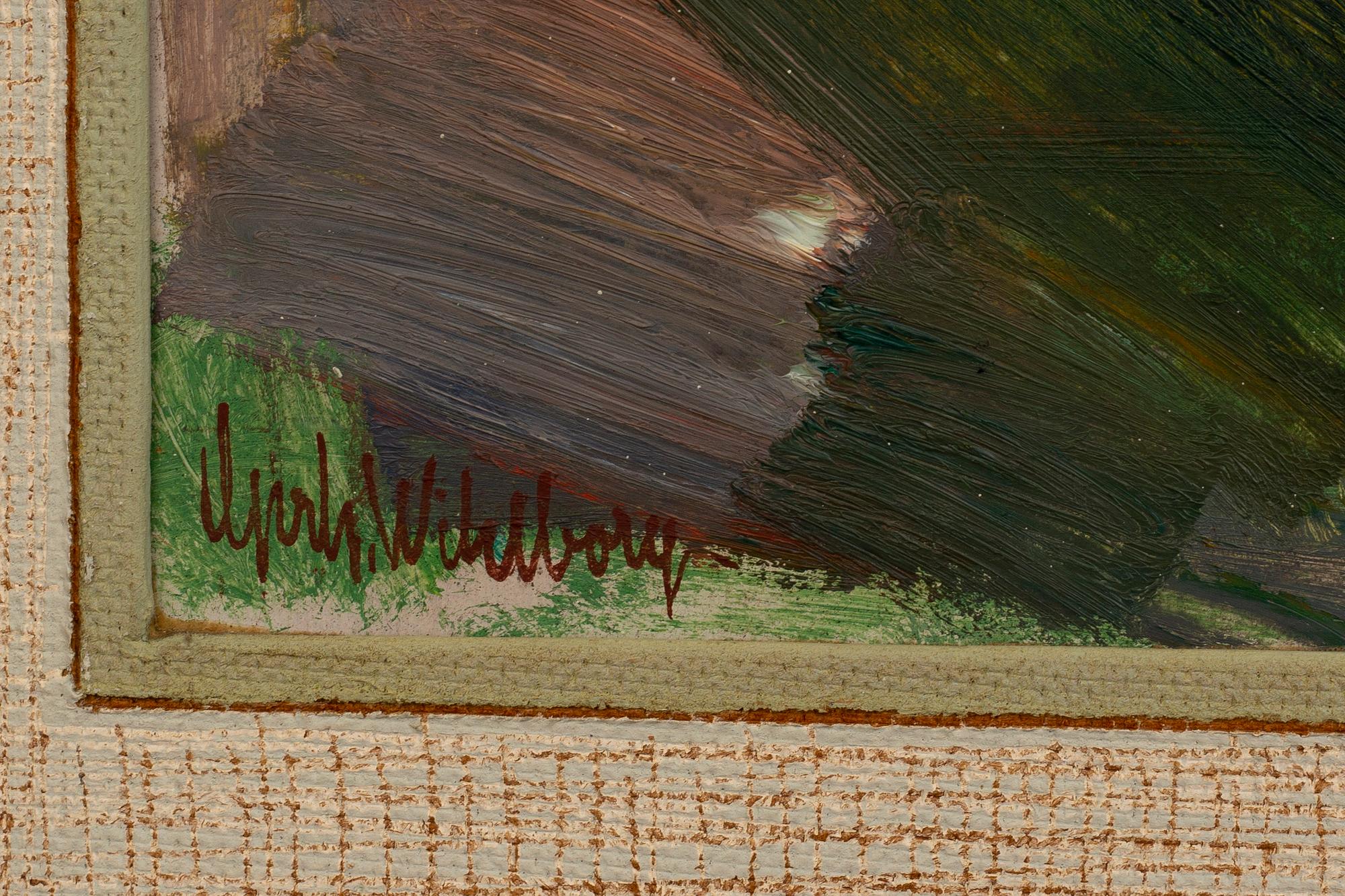 Gerhard Wihlborg, oil on panel, signed.