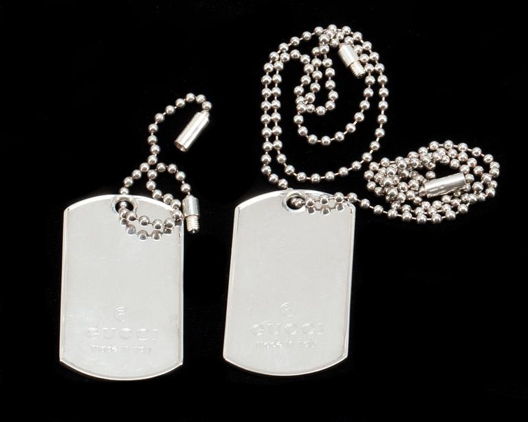 HALSSMYCKE, silver. Gucci. 46g.