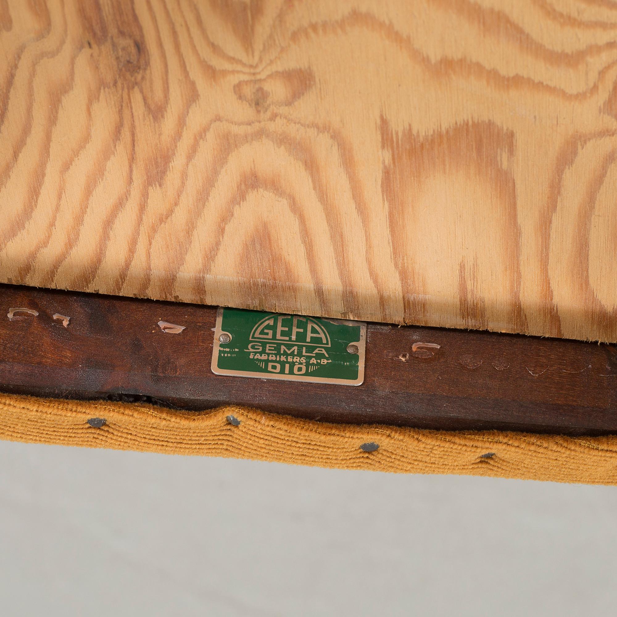 Four "Boulevard" chairs by Gemla from the second half of the 20th century.