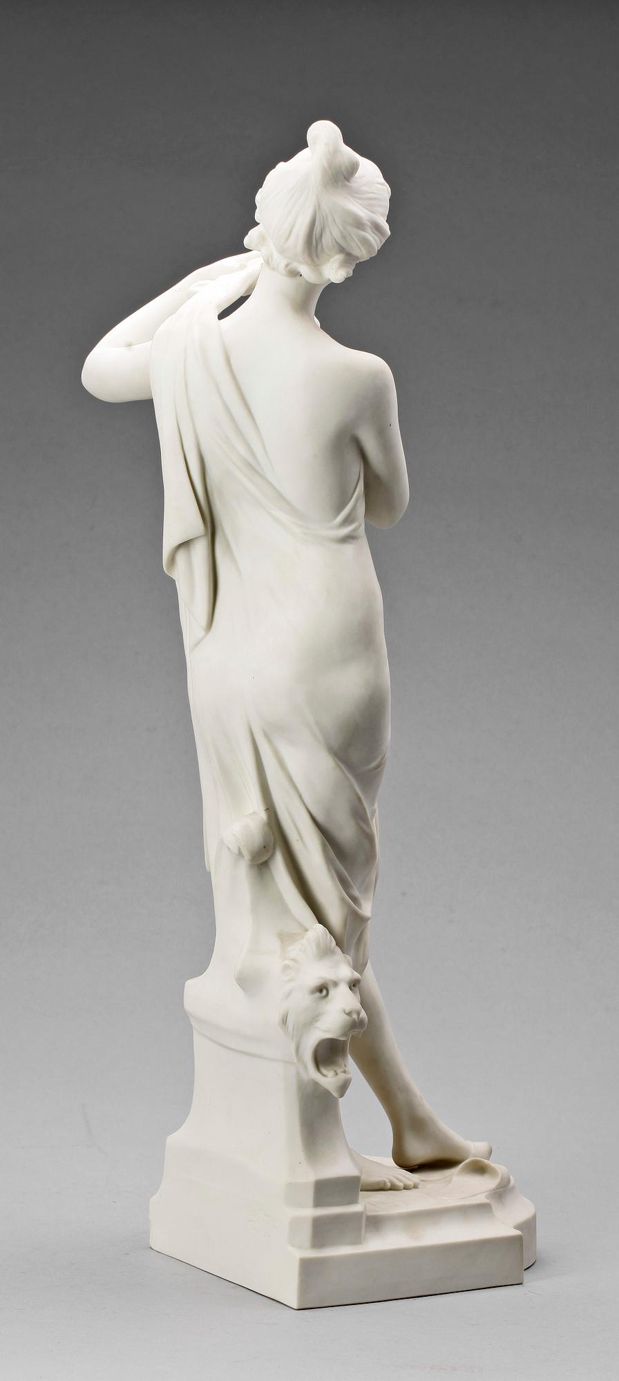 SKULPTUR, parian, Gustavsberg, 1904.