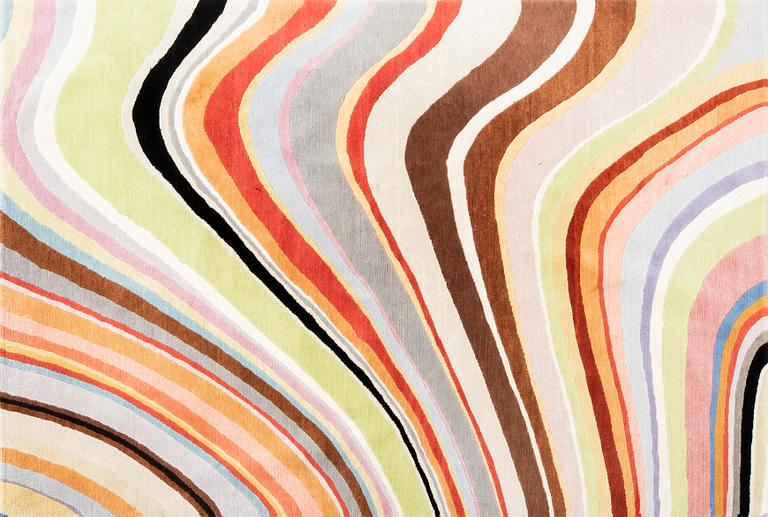 Paul Smith, matta "Paris swirl" The Rug Company ca 233x154 cm.