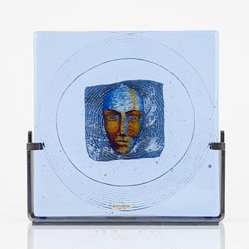 Bertil Vallien, a glass sculpture, Kosta Boda, Sweden.