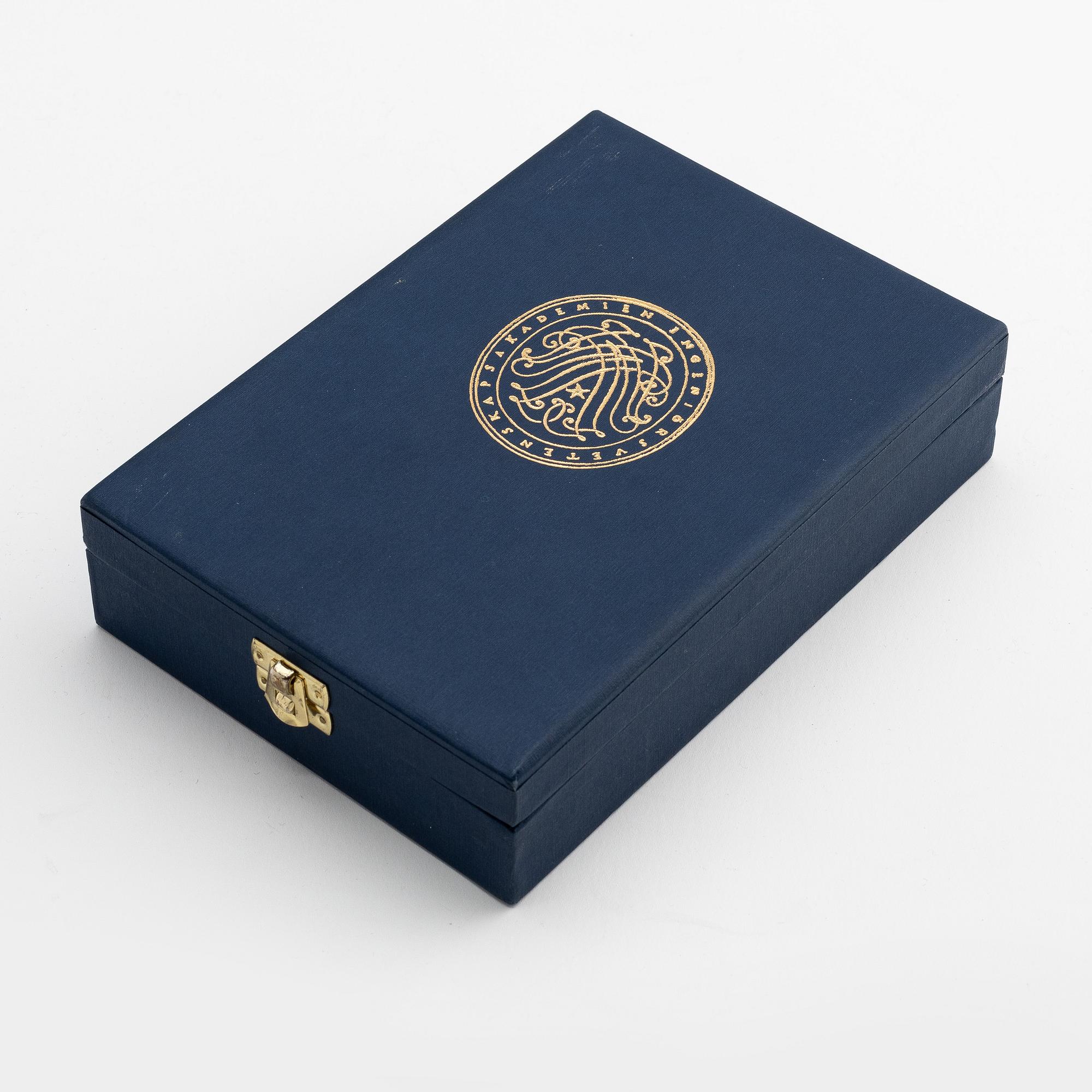 The Royal Swedish Academy of Engineering, gold medal. Awarded to Professor Bengt Kasemo in 2007.