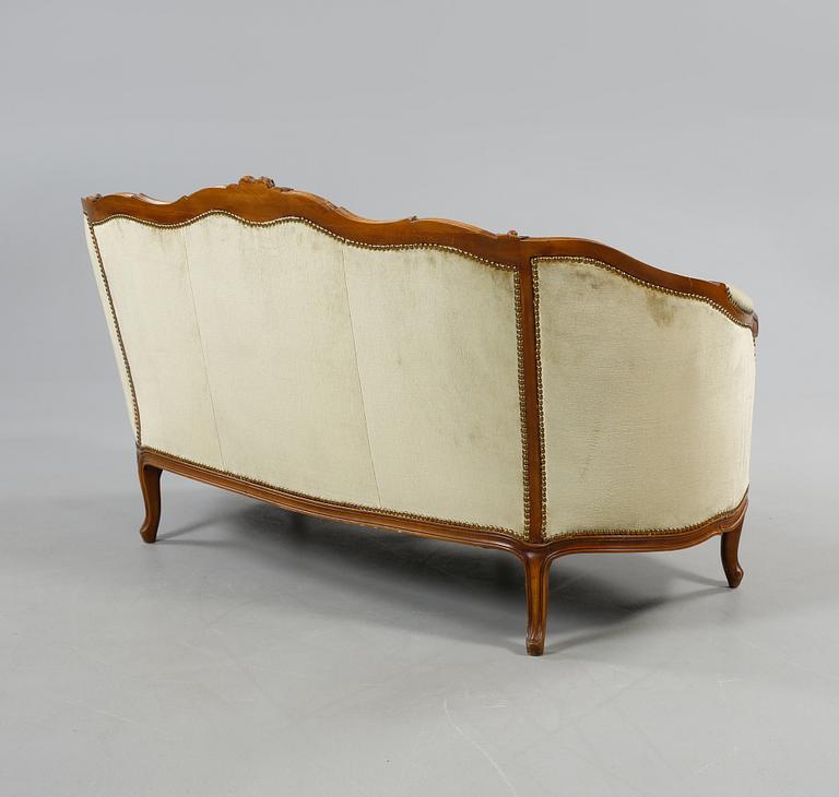 SOFFGRUPP, rokokostil, omkring 1900-talets mitt.