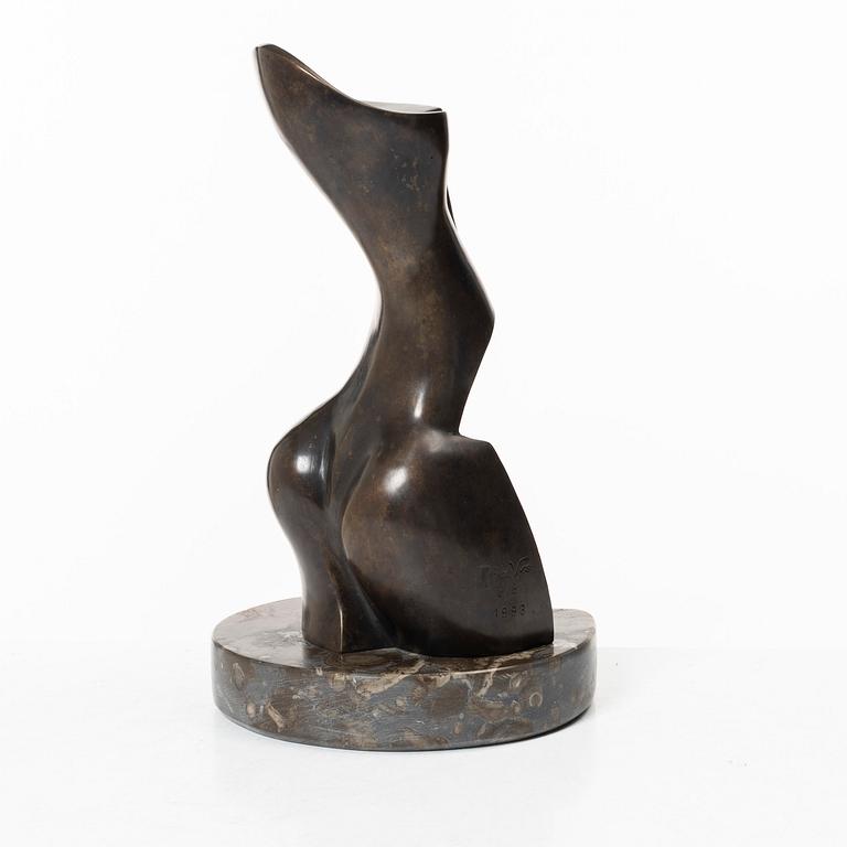 Stan Wys (Wysocki), a broze scupture, ed. 8/8, 1998.