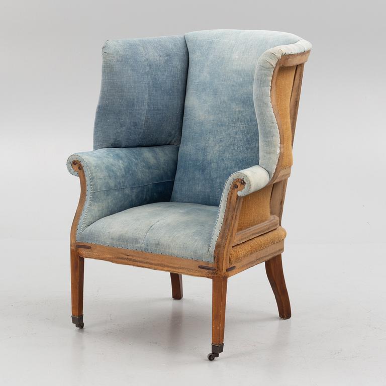 Ralph Lauren Home, a 'Hepplewhite wing chair'.