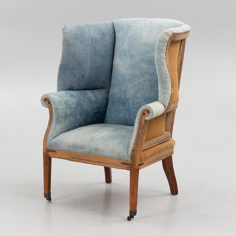 Ralph Lauren Home, a 'Heppelwhite wing chair'.