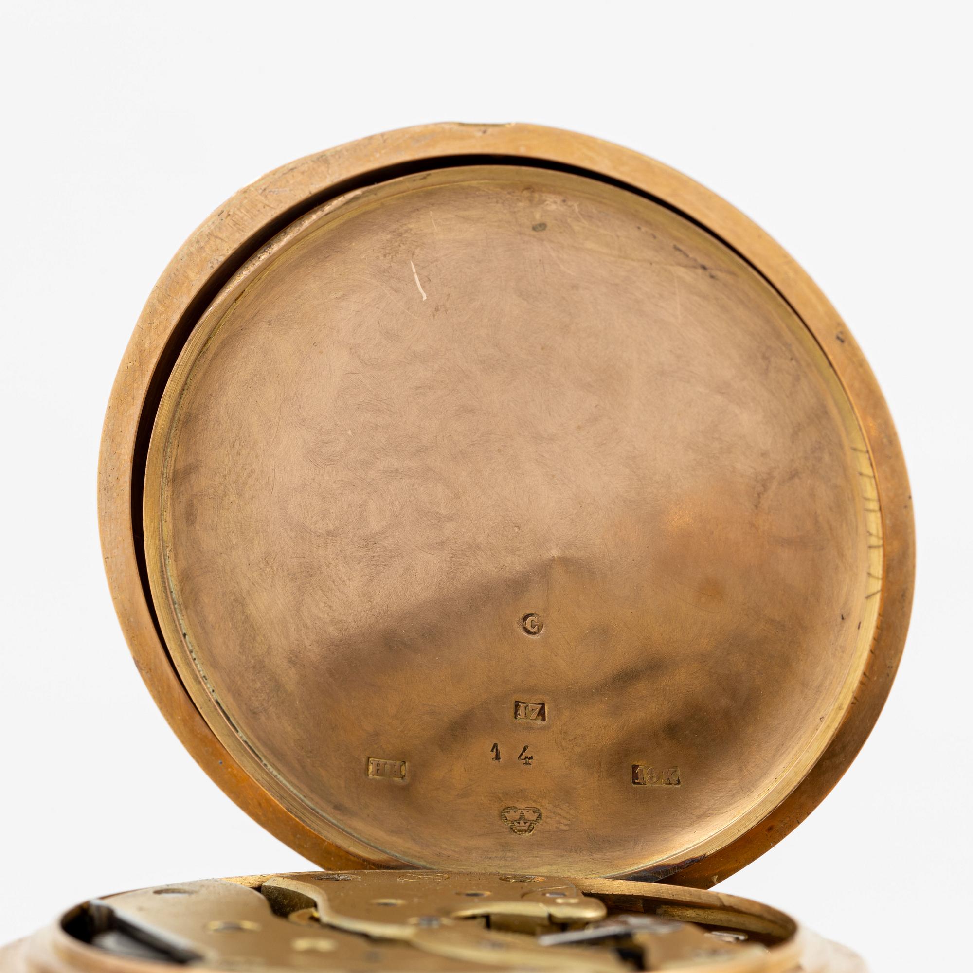 Halda, pocket watch, 50 mm.