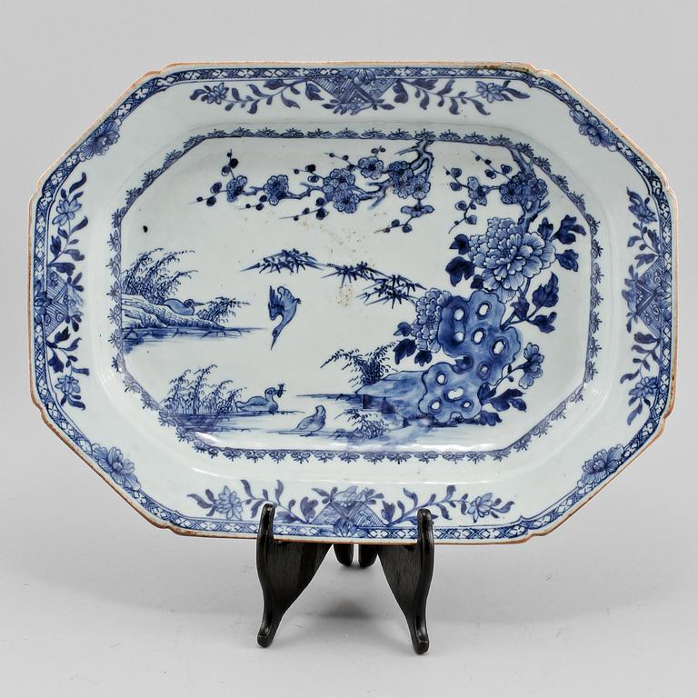STEKFAT, porslin, Kina, 1700/1800-tal.