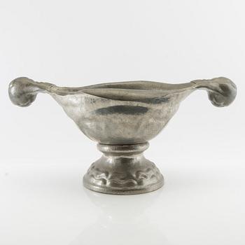 Bowl on foot Jugend early 20th century Denmark.
