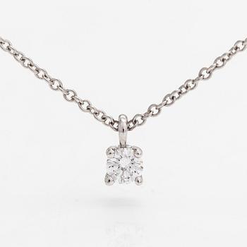 Tiffany & Co, halsband, platina, diamant ca. 0.14 ct.