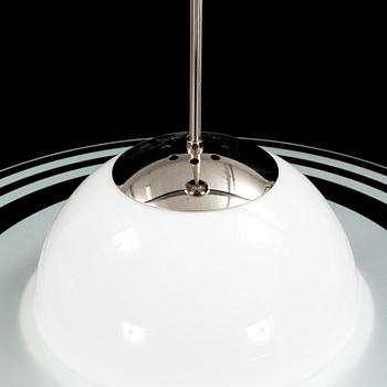 A second half of the 29th century Saturnus model ceiling light. ehight ca 55 cm.