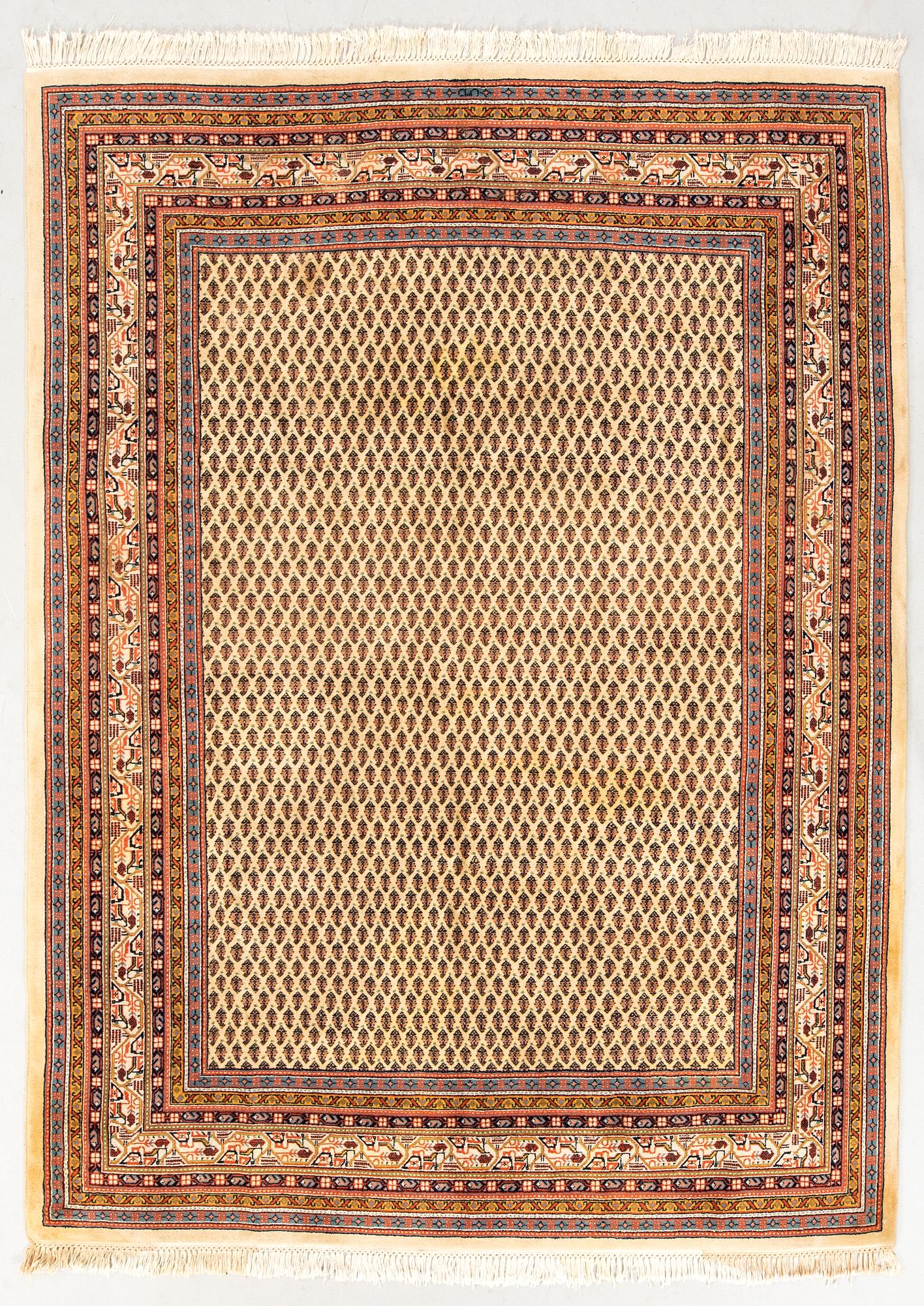 Rug Sarouk old approx. 246x198 cm.