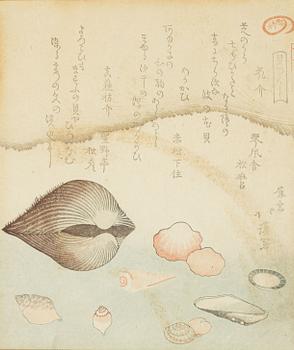 Totoya Hokkei, träsnitt, 1800-tal.
