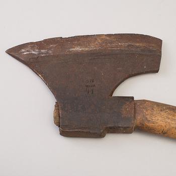 A Swedish iron axe from Wira Bruk, late 19th century.