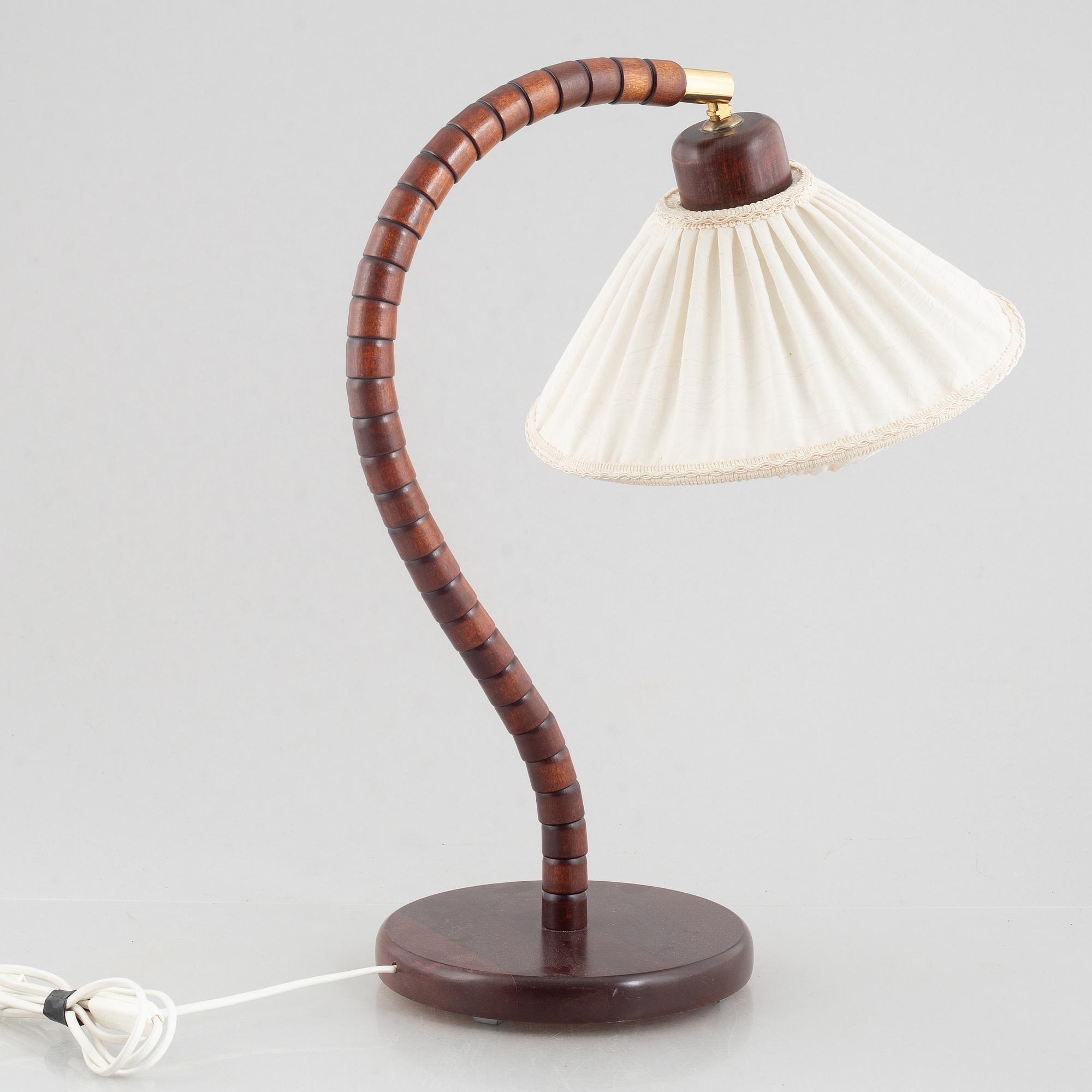 Bordslampa, Markslöjd, 1900-talets andra hälft.