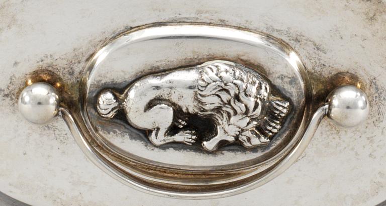 SOCKERSKRIN, silver. J.N.Palm, Visby 1892.