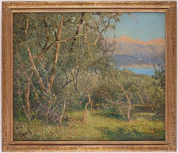 Anshelm Schultzberg, Summer at Lake Como.