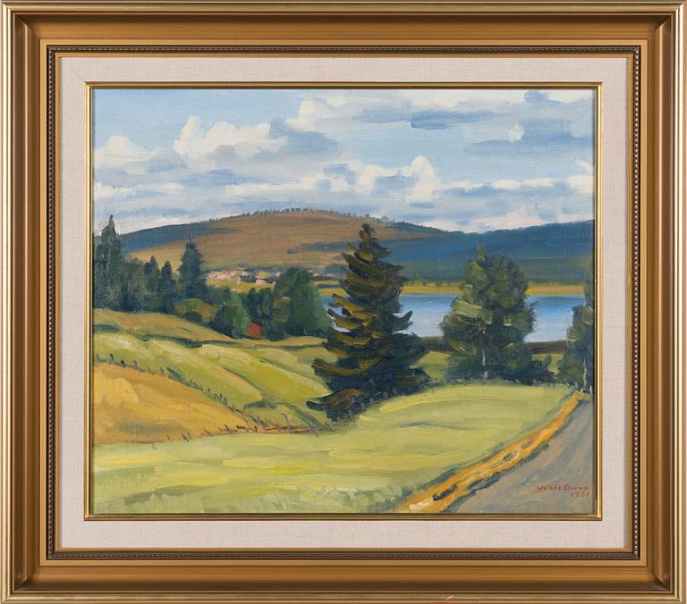 Weikko Puro, oil on canvas, signed and dated 1951.