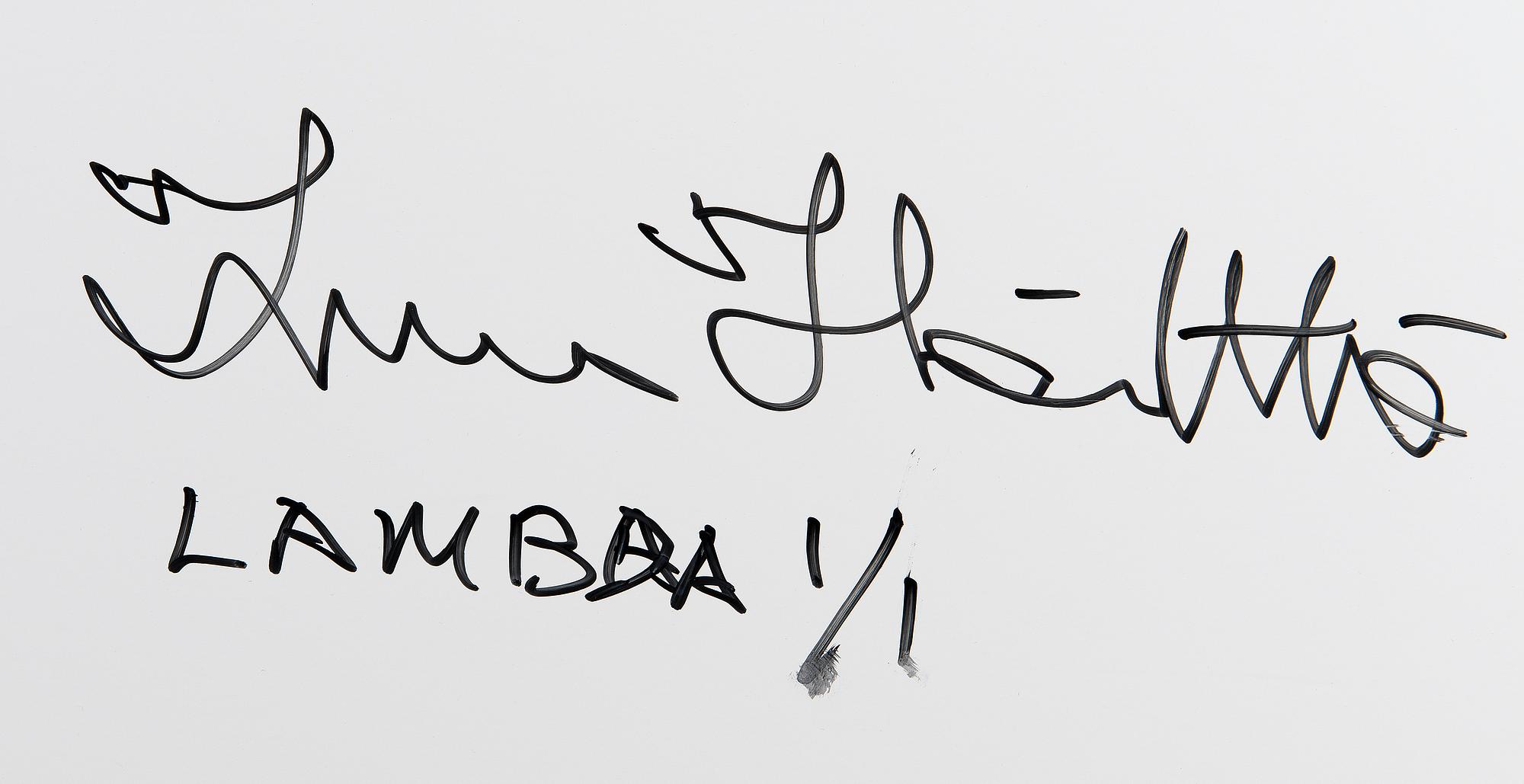 a photograph, lambda-print 2006, ed. 1/1, signed a tergo.