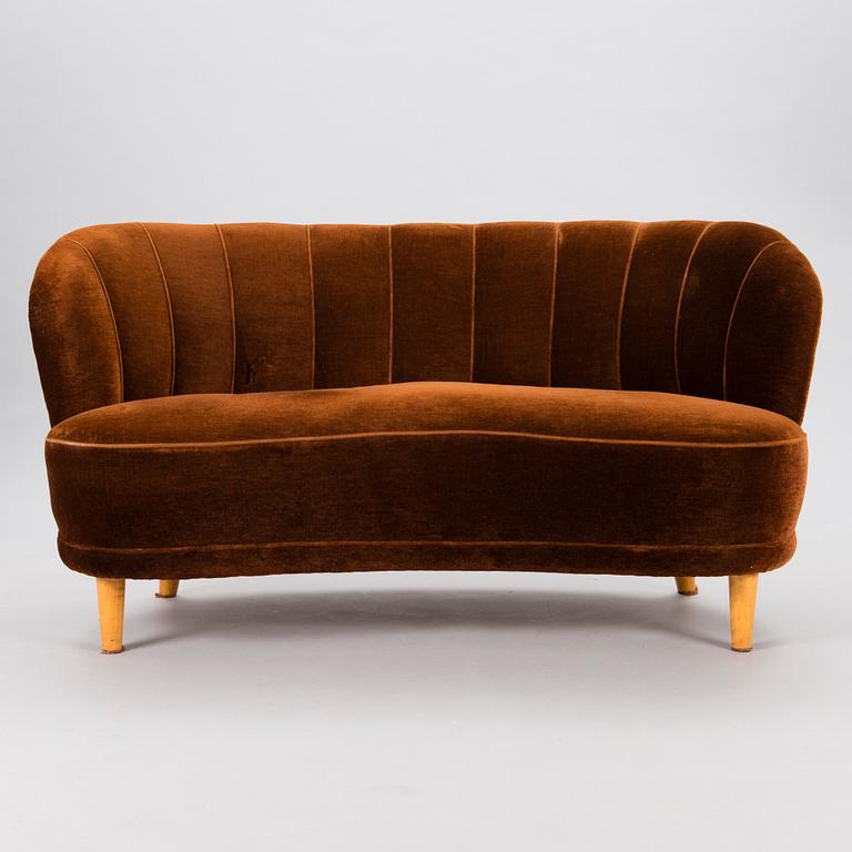 A 1950s 3-piece  sofa suite for Asko Finland.