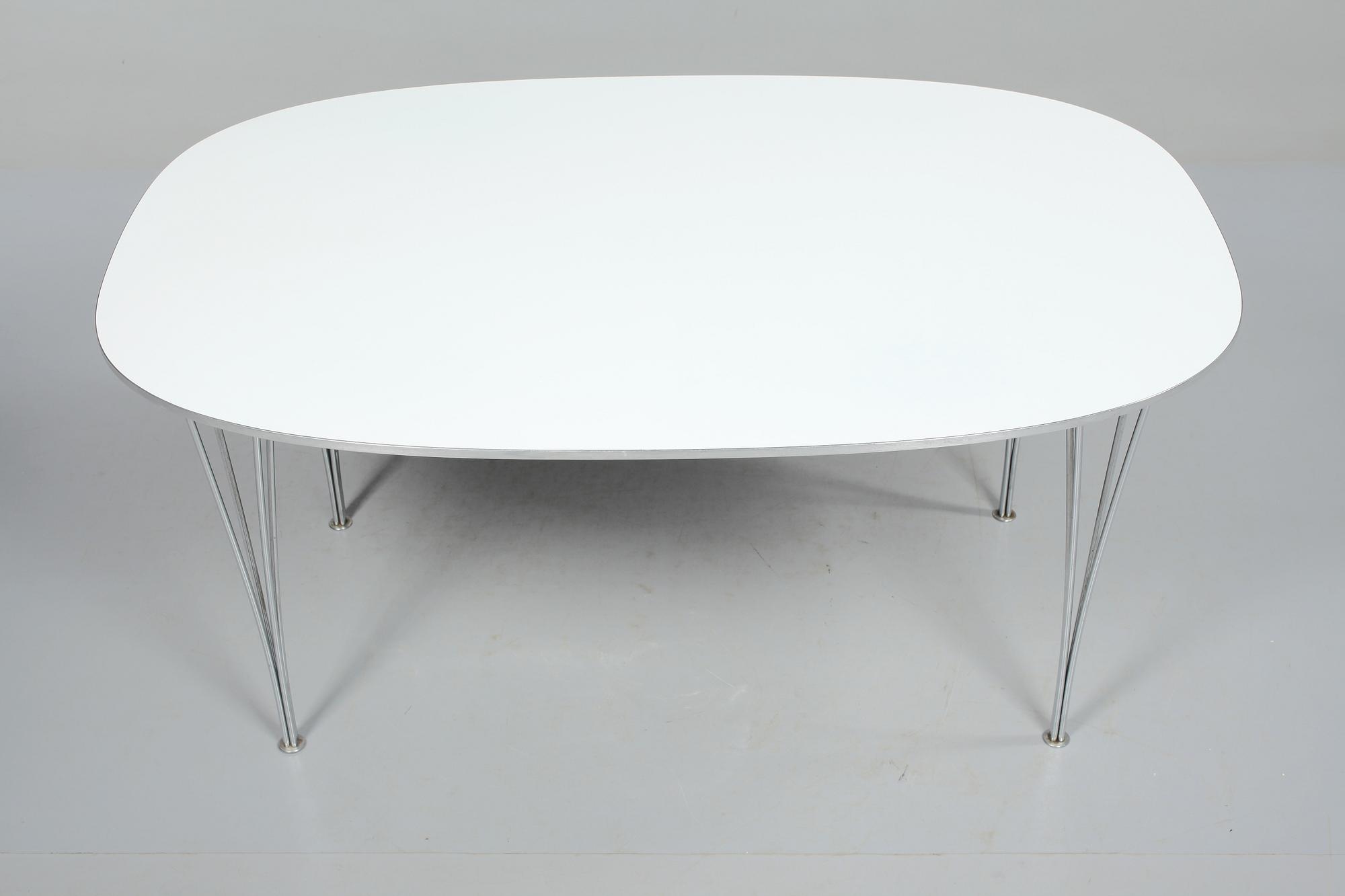 MATBORD, "Superelips", Bruno Mathsson och Piet Hein för Fritz Hansen, 1979.