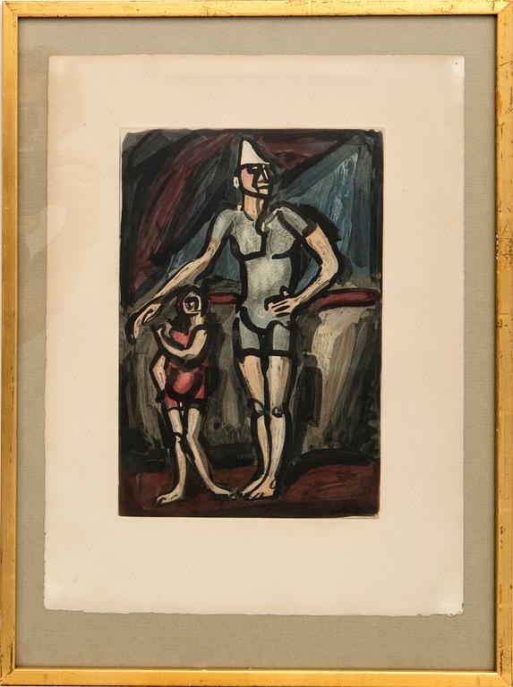 Georges Rouault, "Clown and Child".