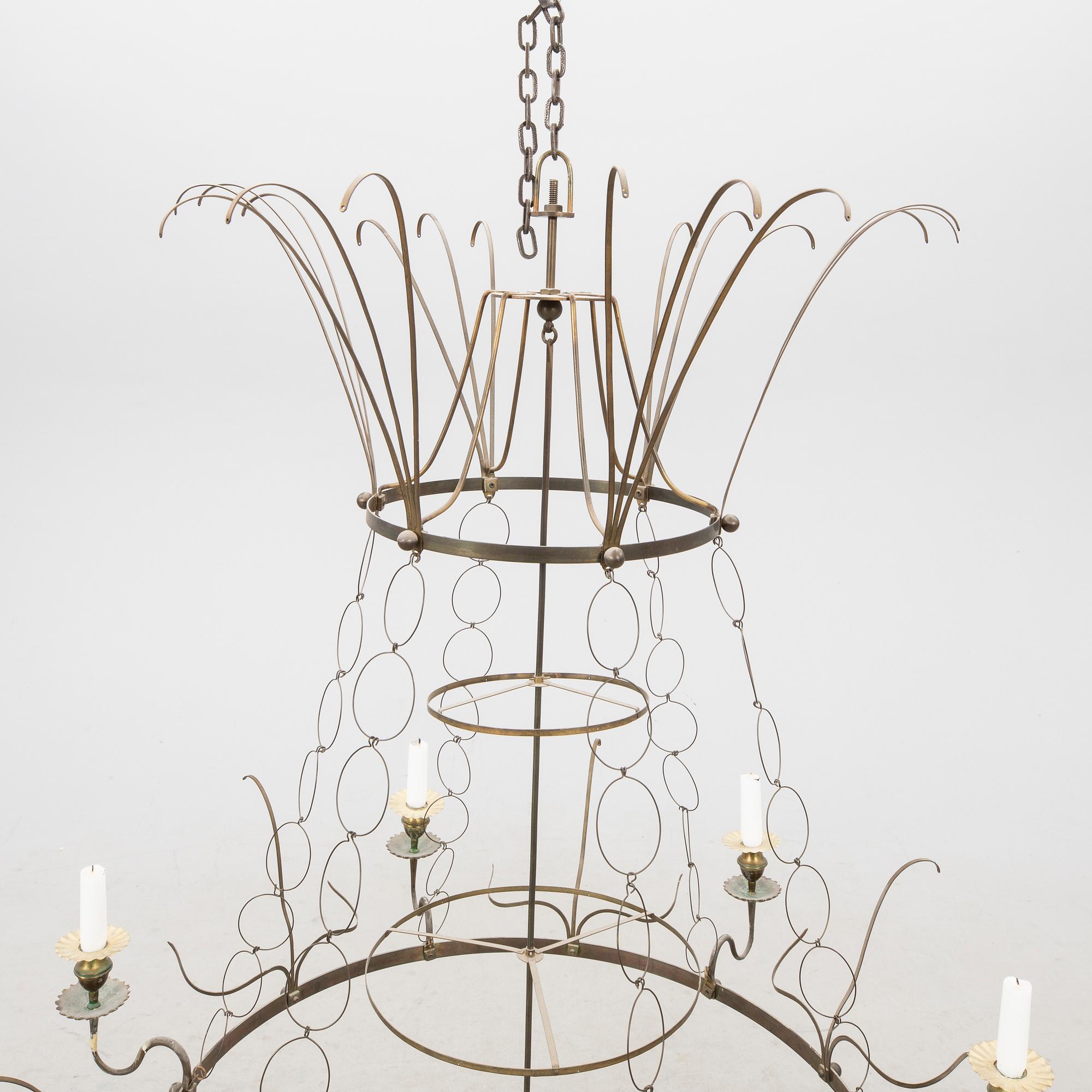 A 20th century chandelier.