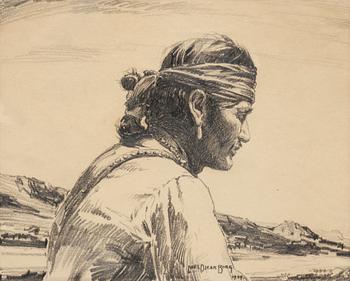114. Carl Oskar Borg, "Navajo-indian".