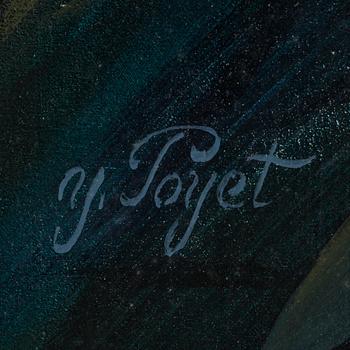 YVES POYET, olja på duk, sign o dat a tergo 1986.